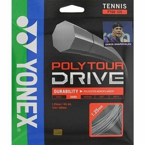 Yonex POLY TOUR DRIVE 125 Racordaj tenis, argintiu, mărime imagine