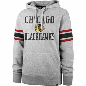 47 NHL CHICAGO BLACKHAWKS DOUBLE BLOCK SLEEVE STRIPE HOOD Hanorac, gri, mărime imagine