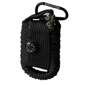 Mil-Tec Paracord Kit de supraviețuire, negru imagine