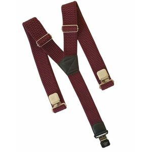 Clip pentru bretele pantaloni Natur, Burgundia imagine