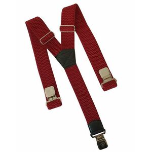 Clip pentru bretele pantaloni Natur, roșu imagine