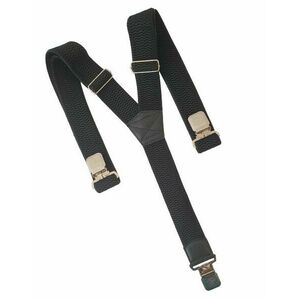 Bretele natur pentru pantaloni, negru imagine