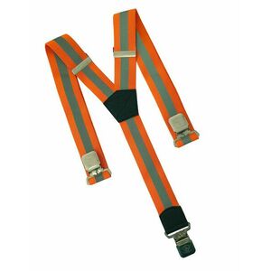 Clip pentru bretele pantaloni Natur, portocaliu reflectorizant imagine