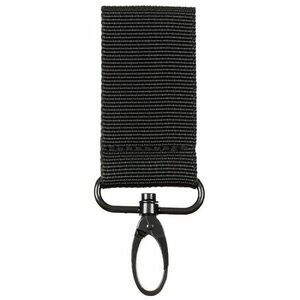 MFH Breloc de chei, negru, cârlig metalic imagine