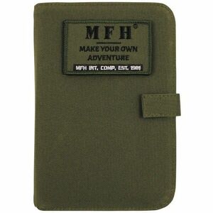 MFH Servieta cu notebook A6, verde OD imagine