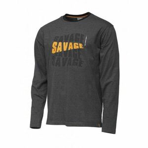 Bluza maneca lunga Savage Gear Simply Logo-Tee (Marime: L) imagine