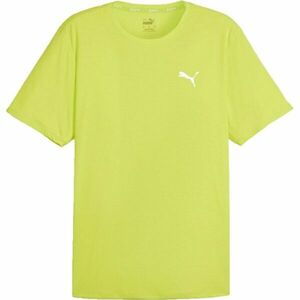 Puma RUN FAVORITE VELOCITY TEE Tricou sport pentru bărbați, galben, mărime imagine