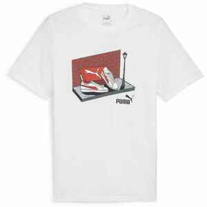 Puma GRAPHIC SNEAKER BOX TEE Tricou pentru bărbați, alb, mărime imagine