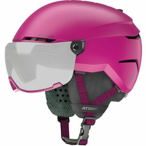 Atomic SAVOR VISOR JR Cască schi juniori, roz, mărime imagine