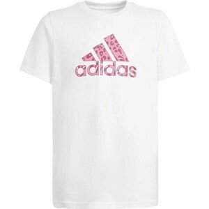 adidas ANIMAL TEE Tricou pentru fete, alb, mărime imagine