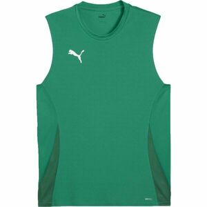 Puma TEAMGOAL SLEEVELESS JERSEY Tricou de fotbal, verde, mărime imagine