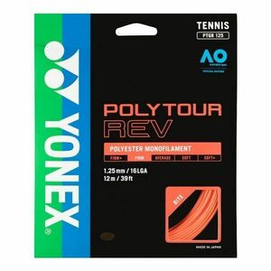 Yonex POLY TOUR REV Racordaj tenis, portocaliu, mărime imagine