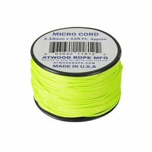 ATWOOD® Micro frânghie (125 picioare) - neon verde (MCCB24) imagine