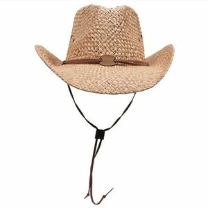 Fox Outdoor pălărie de paie cu șnur, maro imagine