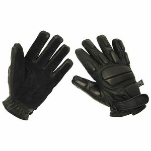 MFH Mănuși din piele Protect rezistent la tăieturi, negru imagine