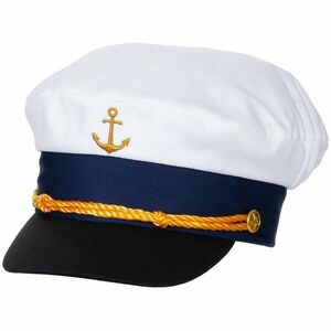 MFH Șapcă de marinar, ancoră brodată cu aur imagine