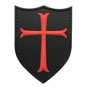 WARAGOD Petic 3D Knights Templar Crusaders Cross 7.5x5.7cm imagine