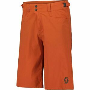 Scott TRAIL FLOW W/PAD Pantaloni scurți ciclism bărbați, portocaliu, mărime imagine