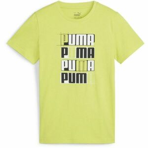 Puma ESSENTIALS + LOGO LAB TEE B Tricou pentru băieţi, galben, mărime imagine