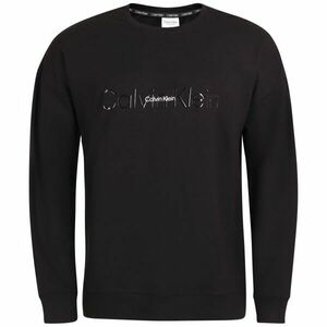 Calvin Klein EMB ICON LOUNGE-L/S SWEATSHIRT Hanorac bărbați, negru, mărime imagine