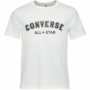 Converse CLASSIC FIT ALL STAR SINGLE SCREEN PRINT TEE Tricou unisex, alb, mărime imagine