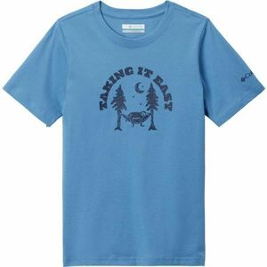 Columbia VALLEY CREED SHORT SLEEVE GRAPHIC SHIRT Tricou pentru copii, albastru, mărime imagine