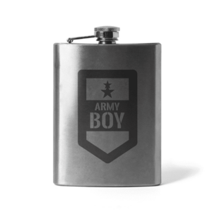 DRAGOWA sticlă ploscă gravată Army boy 210 ml imagine