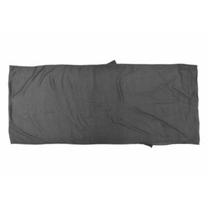 Origin Outdoors Ripstop Silk dreptunghiulară de mătase de culoare gri închis pentru sac de dormit imagine