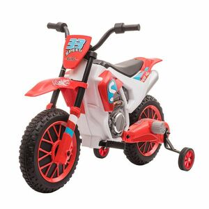 Motocicleta de Cros Electrica pentru Copii HOMCOM, Baterie 12V | Aosom RO imagine