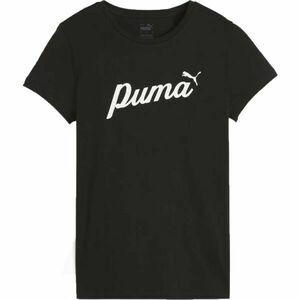 Puma ESSENTIALS + BLOSSOM SCRIP TEE Tricou pentru femei, negru, mărime imagine