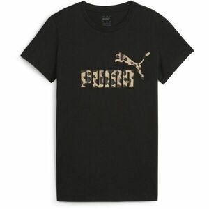 Puma ESSENTIALS + ANIMAL GRAPHIC TEE Tricou pentru femei, negru, mărime imagine