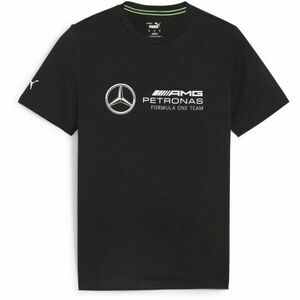 Puma MERCEDES-AMG PETRONAS F1 ESSENTIALS LOGO TEE Tricou pentru bărbați, negru, mărime imagine