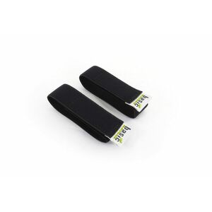 BasicNature STRAPits Curele elastice pentru soluții de zi cu zi negru 30 cm 2 buc. imagine