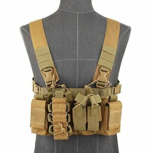 DRAGOWA Tactical D3 Chest Rig, Coyote imagine