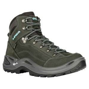 Pantofi de trekking Lowa Renegade GTX Mid Ls, asfalt/turquoise imagine
