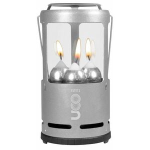 UCO Lanternă portabilă pentru 3 lumânări, gri imagine