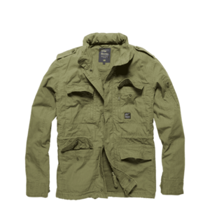 Jachetă Vintage Industries Cranford, culoare olive drab imagine