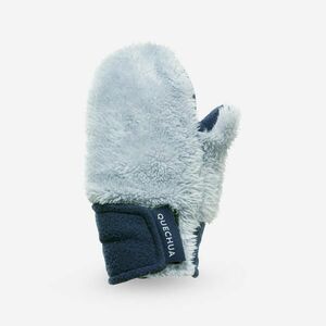 Mănuși cu 1 deget Drumeție pe zăpadă SH100 Albastru Copii 18 luni - 4 ani imagine