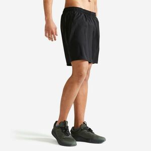 Pantalon scurt respirant Fitness Cardio Negru Bărbaţi imagine