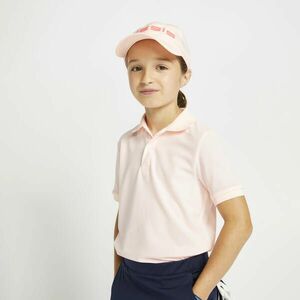 Tricou Polo Golf Vreme Temperată Roz Copii imagine