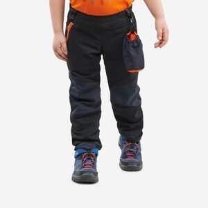 Pantalon Softshell Drumeție la munte MH550 Negru Copii 2 -6 ani imagine