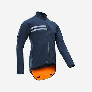 Jachetă ploaie ciclism pe șosea RC500 Bleumarin Bărbați imagine