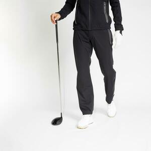 Pantalon impermeabil golf RW500 Negru Bărbați imagine