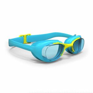 Ochelari înot Xbase S Lentile Transparente Albastru-Galben Copii imagine