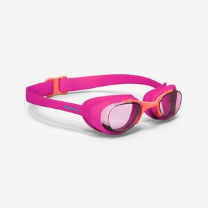 Ochelari de înot Xbase Mărimea S Lentile Transparente Roz-portocaliu copiii imagine