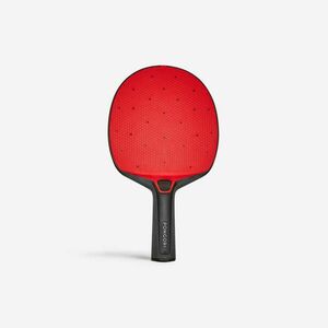 Paletă Rezistentă Tenis de Masă PPR130 Negru-Roșu imagine