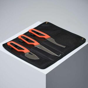 Set 3 cuțite compacte Portocaliu imagine