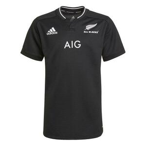 Tricou Rugby Replica All Blacks Noua Zeelandă Negru Copii imagine
