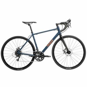 Bicicletă de șosea RC 120 Disc Albastru-Portocaliu imagine