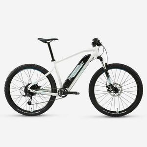 Bicicletă electrică MTB semi-rigidă 27'5", E-ST100 Alb imagine